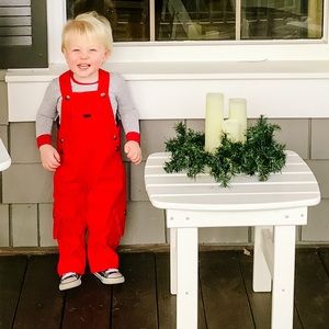 Kid’s Red Corduroy Overalls | Sz 18-24 mo